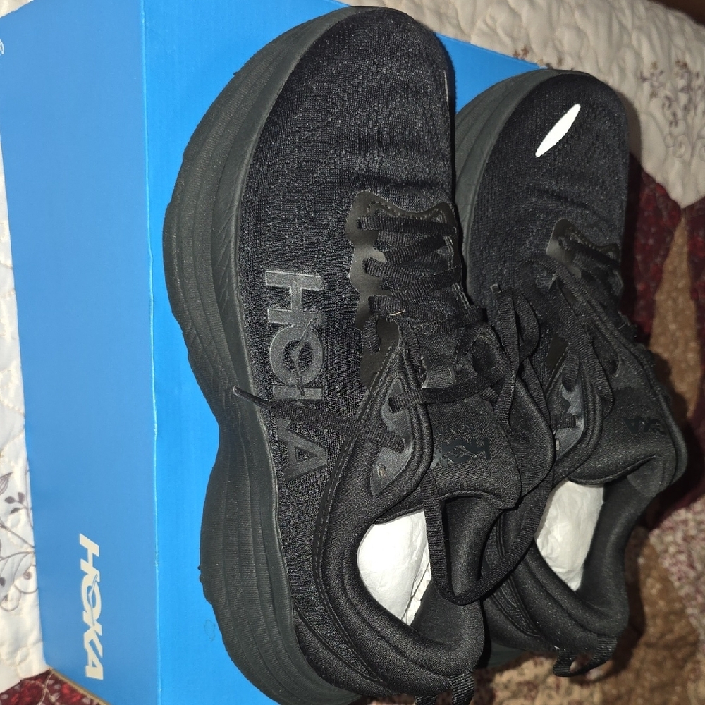 Hoka Black Athletic Shoes